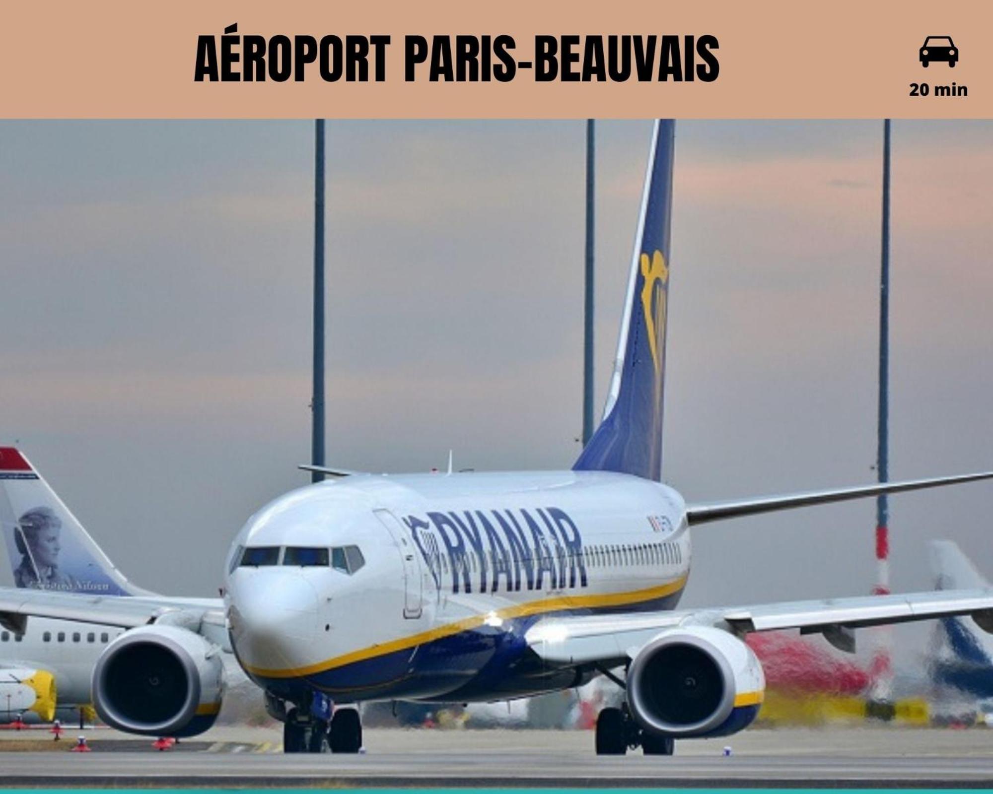 Le Cocon Forestier - Proche Aeroport Beauvais, Chantilly, Foret De Hez-Froidmont, Parking Public Gratuit, Wifi & Netflix แคลร์มงต์ ภายนอก รูปภาพ